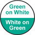 Image of Green & White