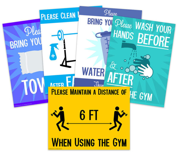 Gym Safety Poster Pack