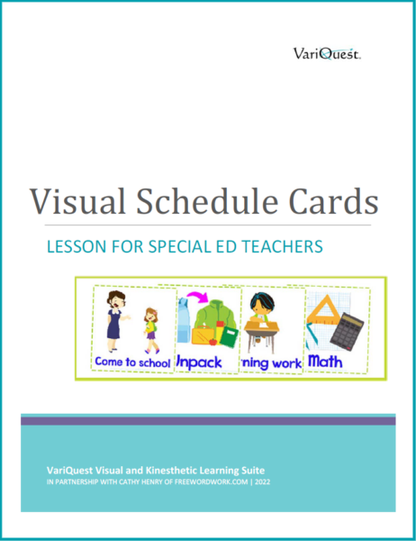 Visual Schedule Cards