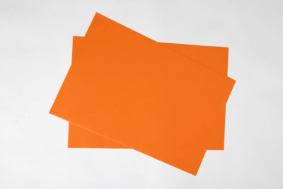 Vinyl Orange Sheets