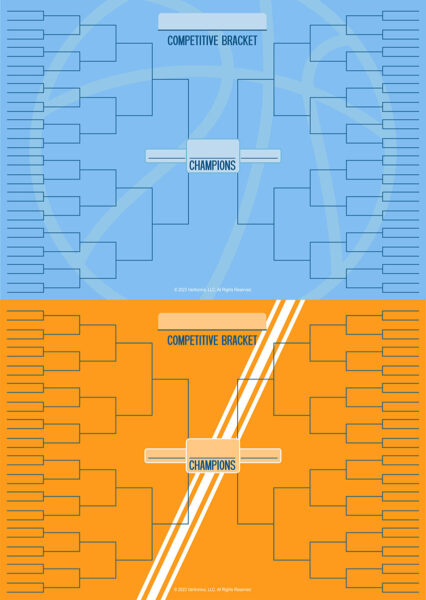 Blank Competitive Bracket