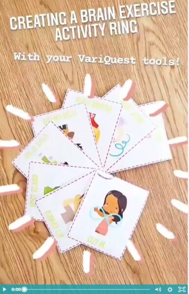 Create a Brain Exercise Activity Ring Using Your VariQuest Motiva