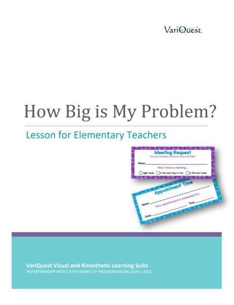 How Big is My Problem Lesson