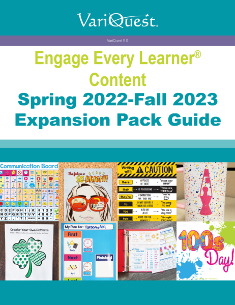 Spring 2022-Fall 2023 Expansion Pack Content Guide