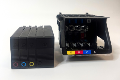 Perfecta 2400 Printhead Replacement Kit with replacement ink cartridges